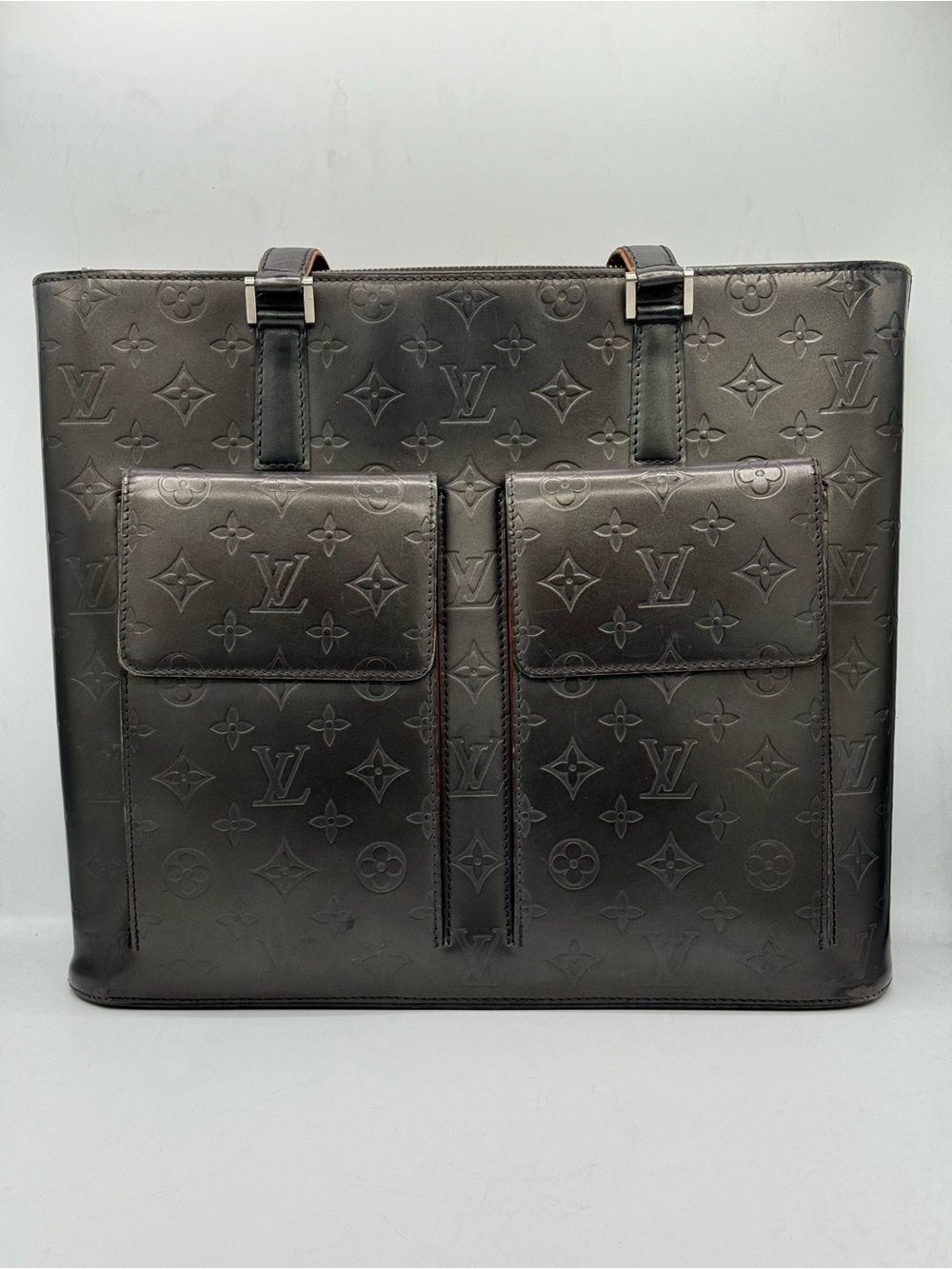 Louis Vuitton Monogram Mat Wilwood Tote Black w/ COA (certificate authenticity)